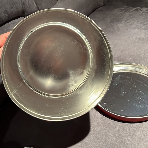 Merry Christmas Santa Dog Golden Retriever popcorn tin Empty storage decoration - Picture 9 of 9